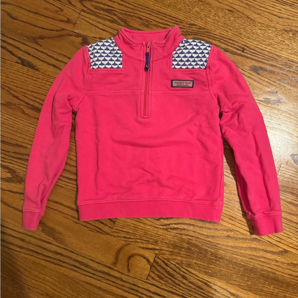 Vineyard Vines Pink Fleece Pullover